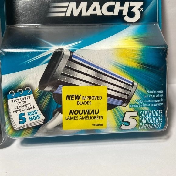 Gillette Mach 3 Men's Razor + Refill Pack - Picture 6 of 13